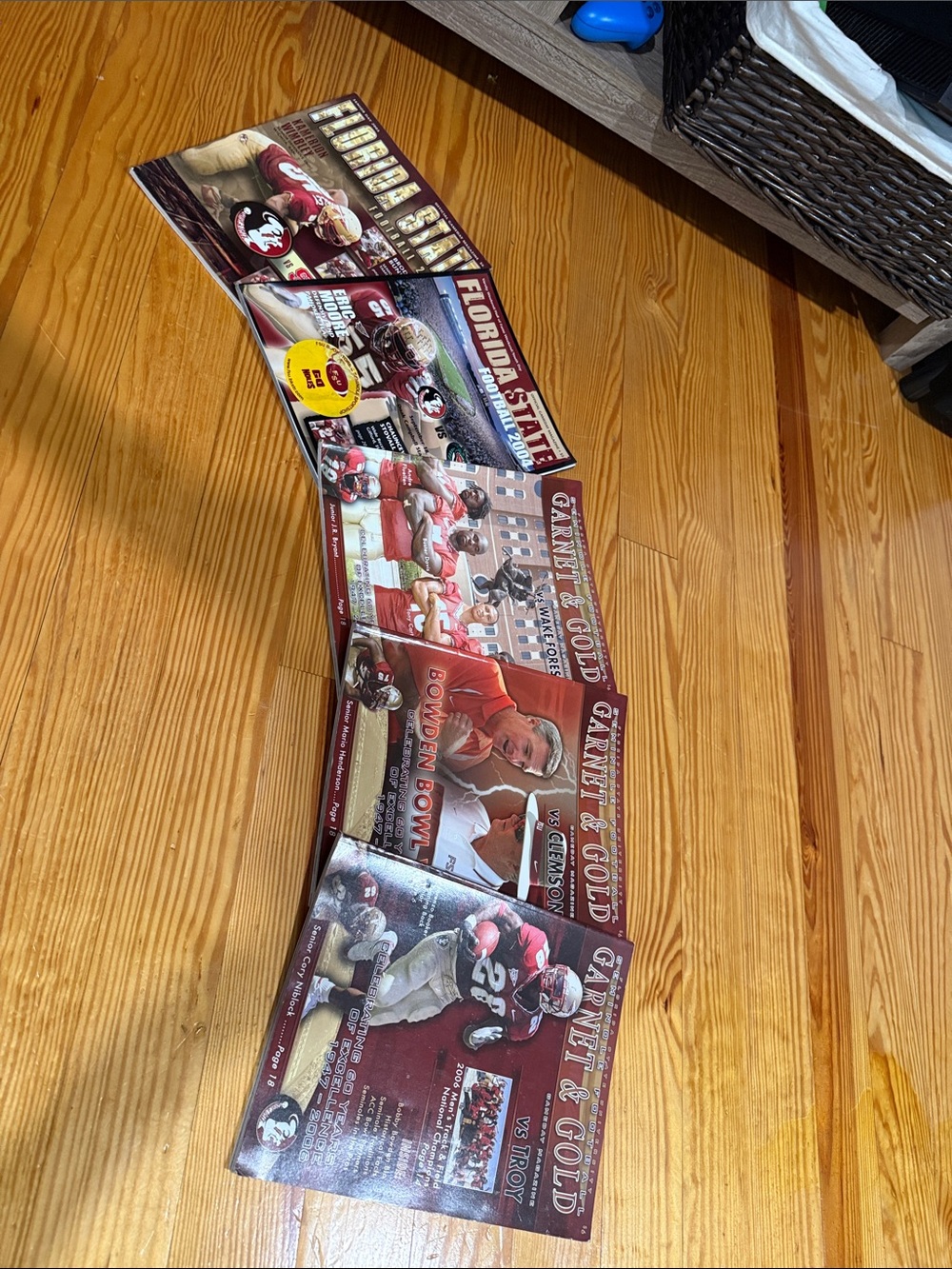 5 Florida State official game day magazine
2004-2006